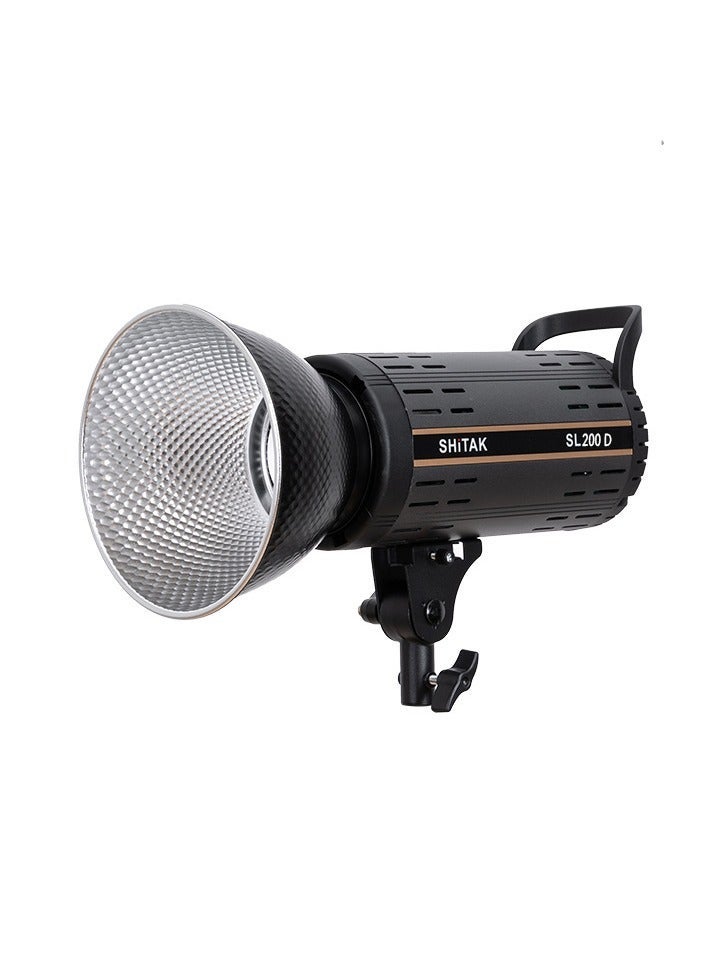 مبرد مصباح تصوير LED 200W SL200D، درجة حرارة لون واحدة 5600K، وميض ضوئي احترافي لاستوديو التصوير، خرج عالٍ 17900Lux، CRI97، تركيب Bowens، تحكم عن بُعد وتطبيق للتحكم في البث المباشر للفيديو والصور - Image 1